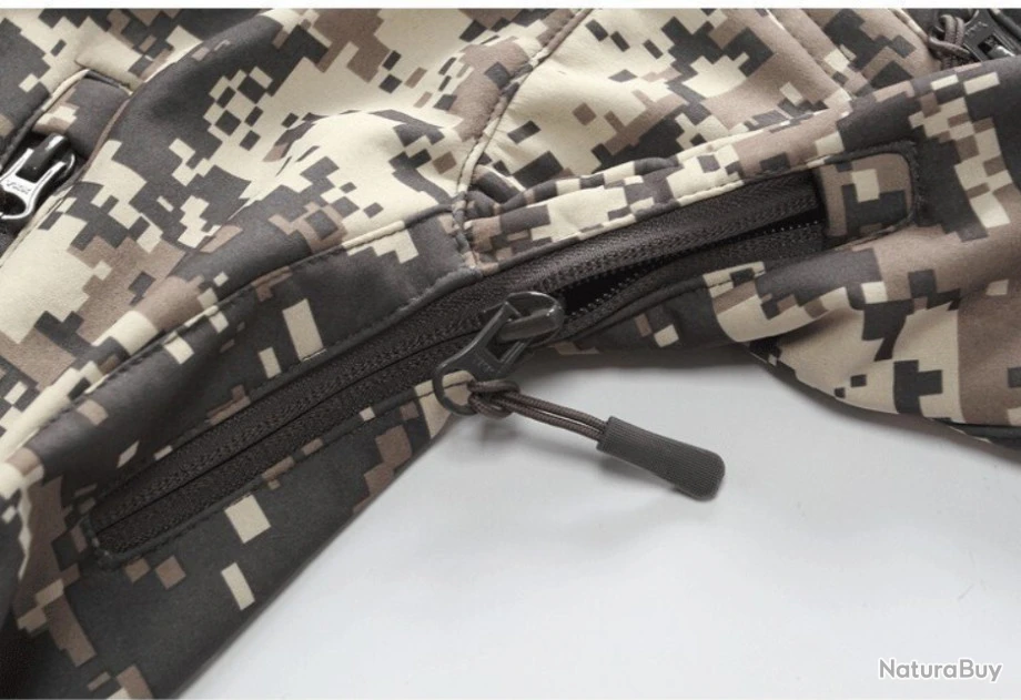 Veste Enfant, Coupe-vent, Kaki, Taille De 6ans à 12ans. – Image 6