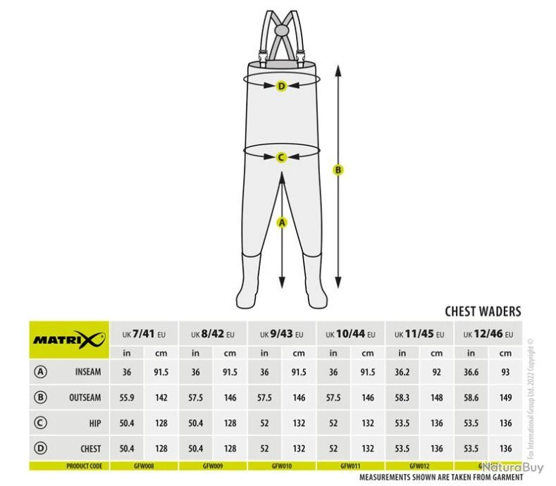 Chest Wader Matrix Lightweight – Image 7