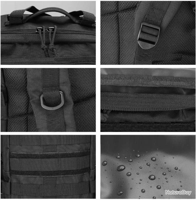 Nitecore Sac à Dos Militaire Tactique Multifonction 35L Pour Randonnée Chasse Pêche Camping Trekking Escalade – Image 7