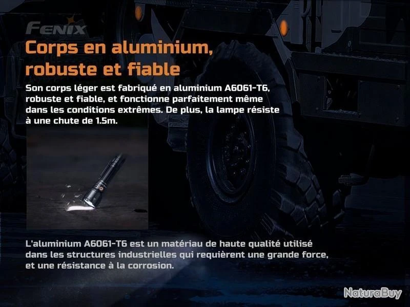 Lampe Torche Fenix TK26R - 1500 Lumens - Rouge + Vert – Image 8