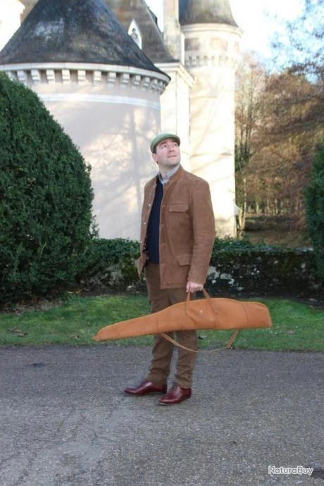 Veste D Après Chasse En Cuir Chasse Elégance Réf CE58 – Image 5