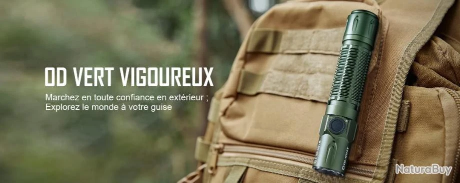 Olight Warrior 3S OD Vert - Lampe Tactique Stroboscopique Puissante – Image 5
