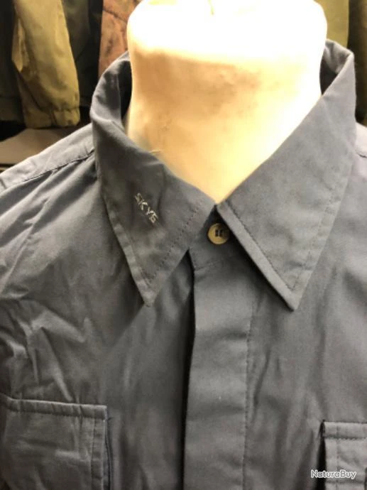 HANGAR33 CHEMISE HART SKYE BLEU TAILLE M ANCIEN MODELE – Image 3