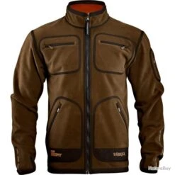 Härkila VESTE POLAIRE HARKILA KAMKO FLEECE REVERSIBLE VERT / ORANGE FLUO TAILLE XL NEUVE