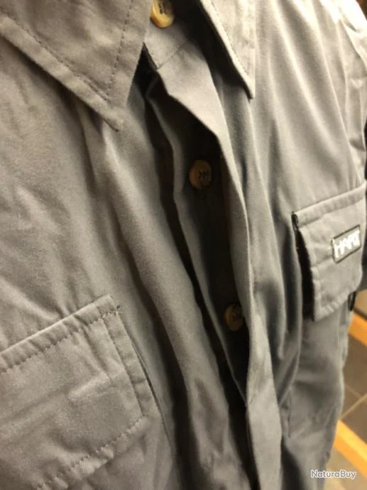 HANGAR33 CHEMISE HART SKYE BLEU TAILLE M ANCIEN MODELE – Image 6