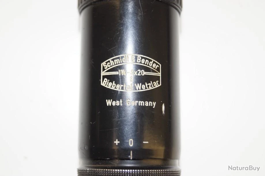 Lunette Schmidt & Bender 1 1/4 -4x20 Réticule N°9 ( Brocard) A Rail Sans Prix De Reserve !! – Image 4