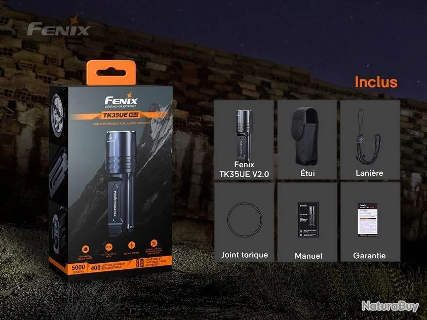 Lampe Torche Fenix TK35UE V2.0 - 5000 Lumens – Image 11